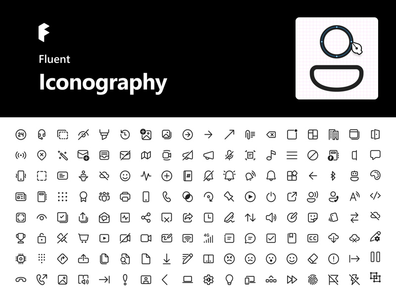 Fluent Icons: Um conjunto de mais de 4000 ícones da Microsoft