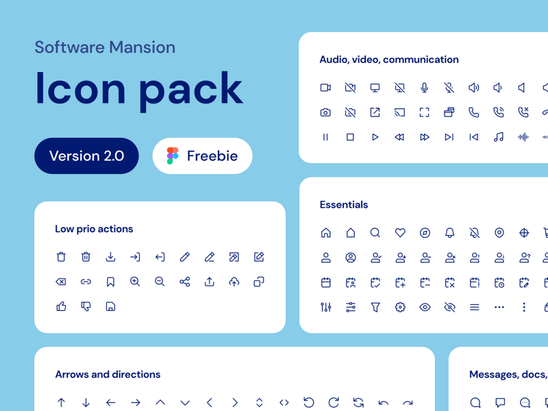 SWM Icon Pack [300 ícones Figma]